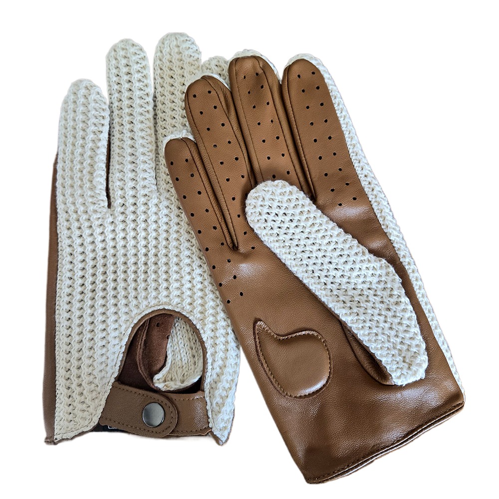 Leather Driving Glove - New Men's Genuine Leather Breathable Gloves