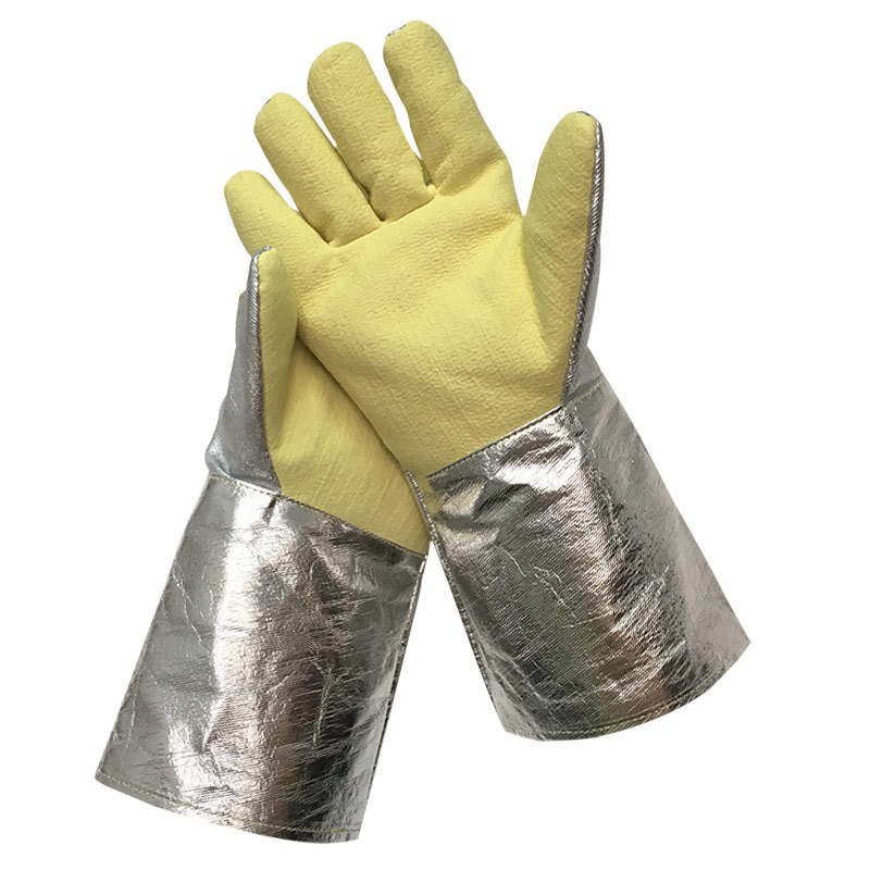 Yellow Aramid Aluminum Coating - đánh giá và giá Heat Resistant Glove