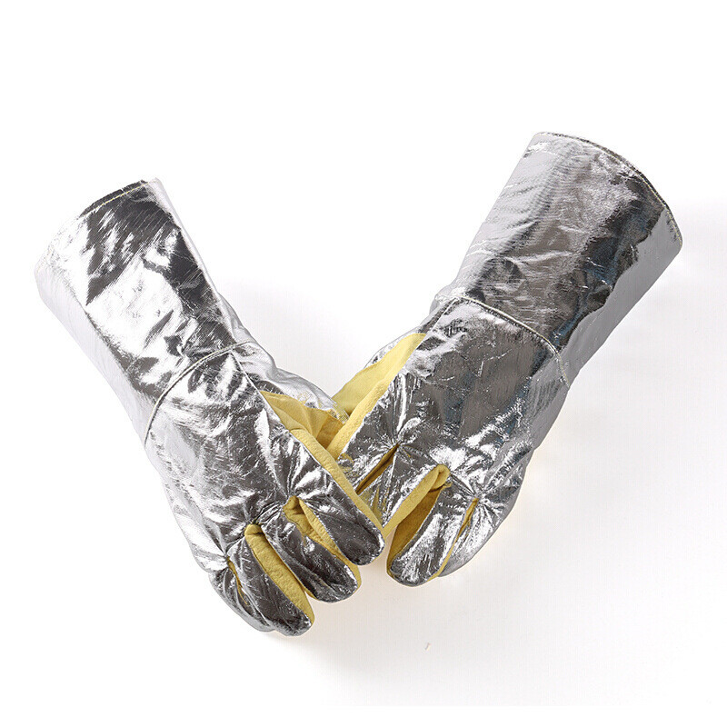 Yellow Aramid Aluminum Coating - đánh giá và giá Heat Resistant Glove
