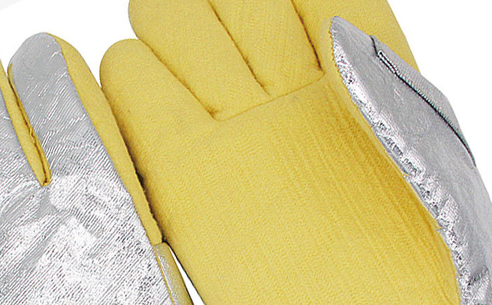 Yellow Aramid Aluminum Coating - đánh giá và giá Heat Resistant Glove