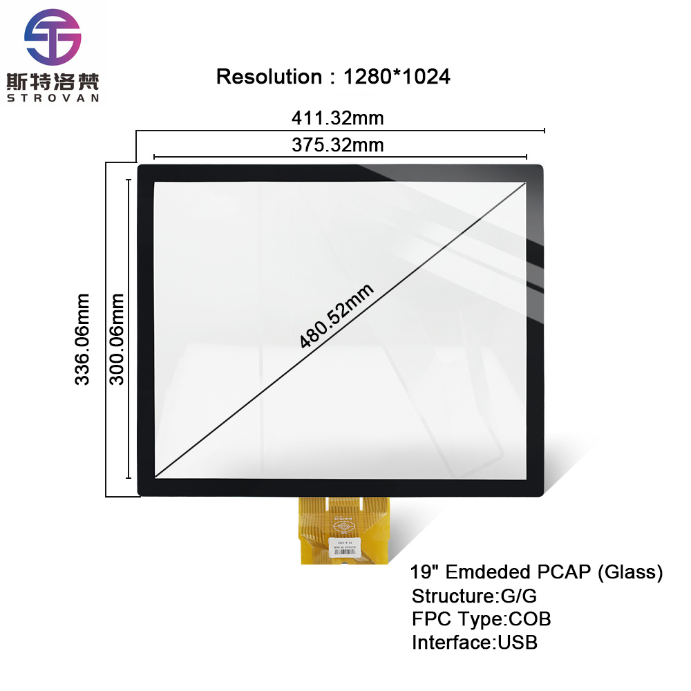 19 Inch PCAP  Screen Industria - đánh giá và giá Touchscreen Glove Capacitive