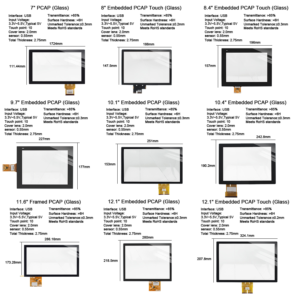19 Inch PCAP  Screen Industria - đánh giá và giá Touchscreen Glove Capacitive